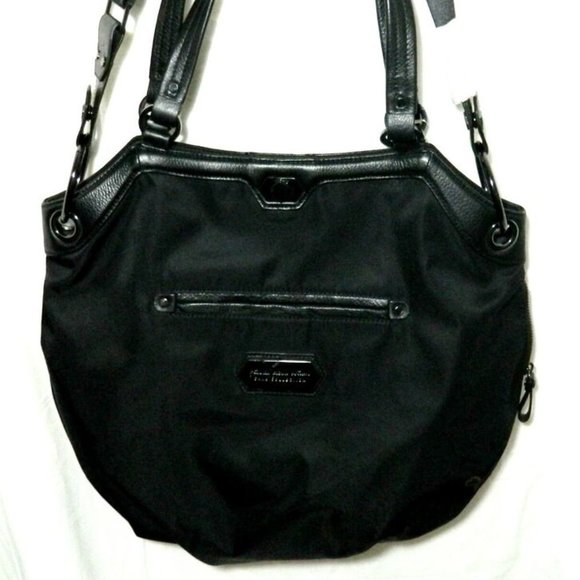 Petunia Pickle Bottom $320 Halifax Hobo Black Chai Tea Cake Baby Bag Pad NWOT ! - Picture 4 of 6